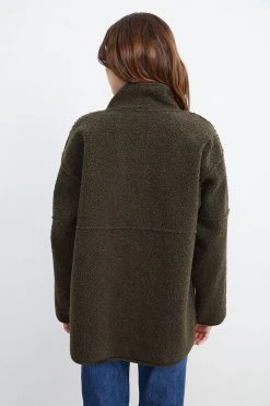 Velvet By Graham & Spencer ALBANY REVERSIBLE LUX SHERPA COAT 13 Velvet By Graham & Spencer ALBANY REVERSIBLE LUX SHERPA COAT