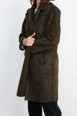 Velvet By Graham & Spencer MERYL REVERSIBLE LUX SHERPA COAT