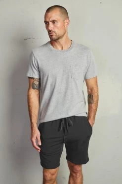 Velvet By Graham & Spencer Mens ATLAS LUXE FLEECE DRAWSTRING SHORT 17 Velvet By Graham & Spencer Mens ATLAS LUXE FLEECE DRAWSTRING SHORT