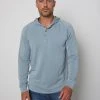 Velvet By Graham & Spencer Mens CAMERON HENLEY HOODIE