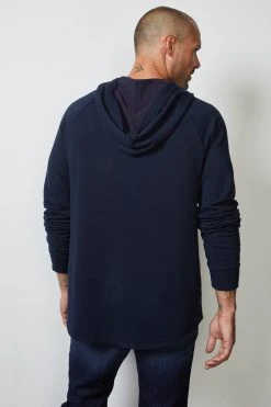 Velvet By Graham & Spencer CAMERON HENLEY HOODIE Mens