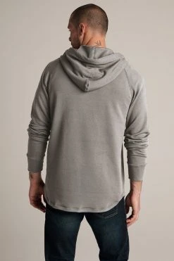 Velvet By Graham & Spencer Mens EVERT LUXE FLEECE PULLOVER HOODIE