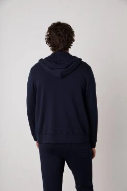 Velvet By Graham & Spencer Mens RODAN LUXE FLEECE ZIP HOODIE