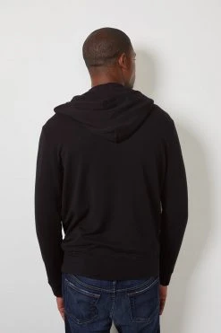 Velvet By Graham & Spencer RODAN LUXE FLEECE ZIP HOODIE