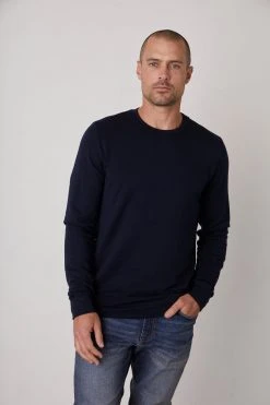 Velvet By Graham & Spencer Mens SOREN LUXE FLEECE PULLOVER