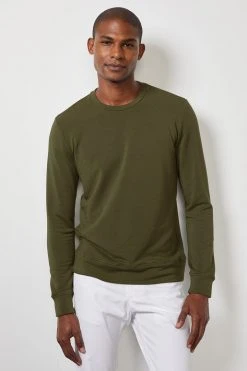 Velvet By Graham & Spencer Mens SOREN LUXE FLEECE PULLOVER