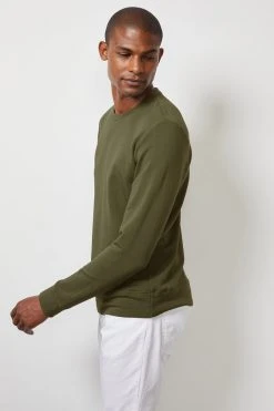 Velvet By Graham & Spencer Mens SOREN LUXE FLEECE PULLOVER