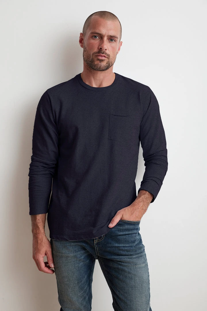 Velvet By Graham & Spencer Mens PETE MICRO TERRY TEE 5 Velvet By Graham & Spencer Mens PETE MICRO TERRY TEE