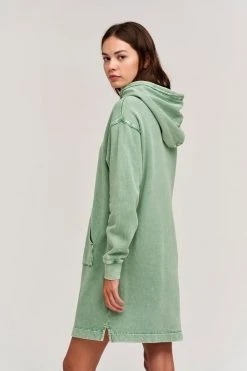 Velvet By Graham & Spencer DORTHY SWEATSHIRT HOODIE DRESS Womens