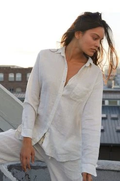 Velvet By Jenny Graham Womens MULHOLLAND SHIRT