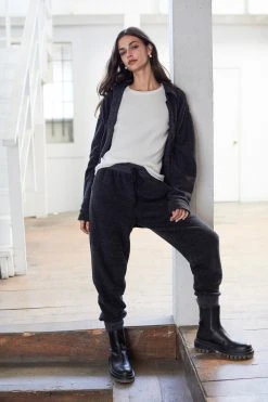 Velvet By Graham & Spencer Womens TABBY SHERPA FLEECE PANT