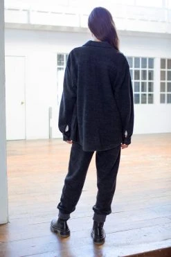 Velvet By Graham & Spencer Womens TABBY SHERPA FLEECE PANT 7 Velvet By Graham & Spencer Womens TABBY SHERPA FLEECE PANT