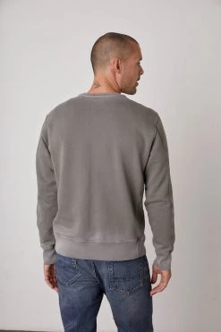 Velvet By Graham & Spencer Mens MATTS OMBRE FLEECE SWEATSHIRT