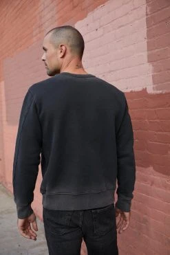 Velvet By Graham & Spencer Mens MATTS OMBRE FLEECE SWEATSHIRT