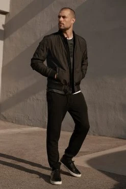 Velvet By Graham & Spencer Mens DOUGAL BOMBER JACKET