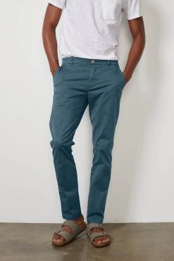 Velvet By Graham & Spencer BROGAN COTTON TWILL PANT