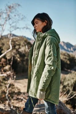 Velvet By Graham & Spencer Womens NICKI PARKA JACKET