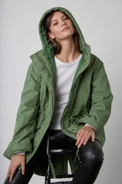 Velvet By Graham & Spencer Womens NICKI PARKA JACKET