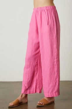 Velvet By Graham & Spencer Womens LOLA LINEN PANT