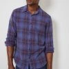 Velvet By Graham & Spencer Mens KENNETH PLAID BUTTON-UP SHIRT