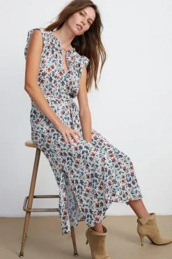 Velvet By Graham & Spencer Womens ROSETTA PRINTED BLOUSE 10 Velvet By Graham & Spencer Womens ROSETTA PRINTED BLOUSE