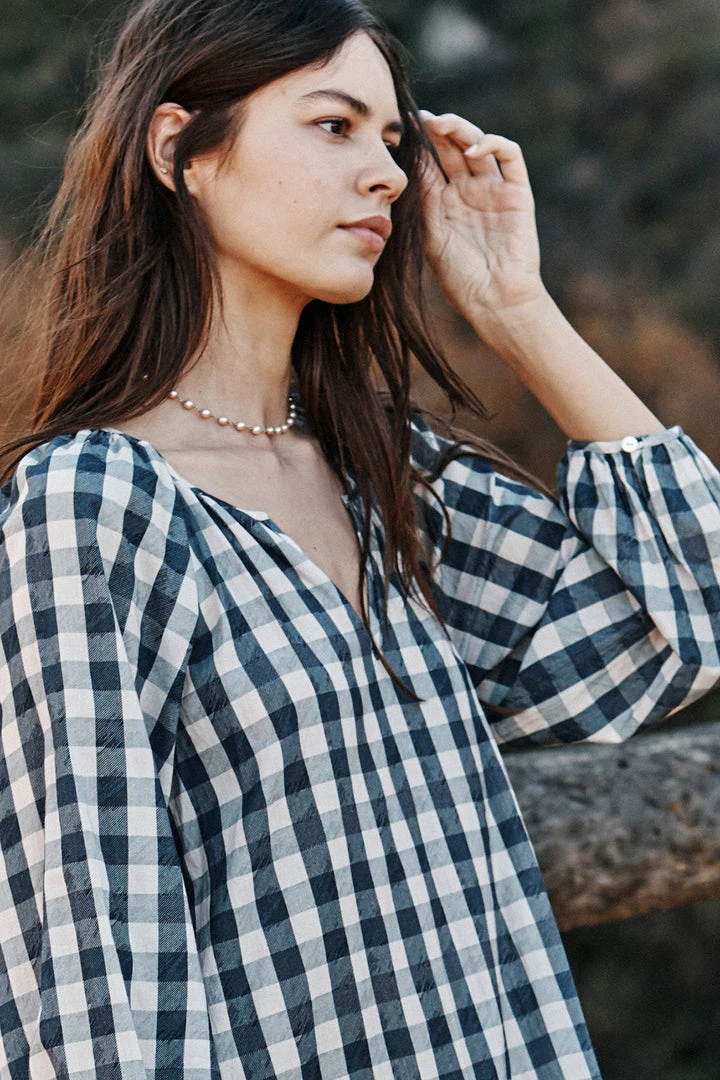 Velvet By Graham & Spencer Womens TRISH PRINTED GINGHAM DRESS 11 Velvet By Graham & Spencer Womens TRISH PRINTED GINGHAM DRESS