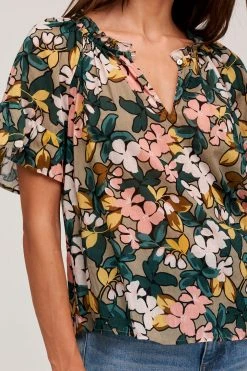 Velvet By Graham & Spencer LUCY PRINTED TOP Womens