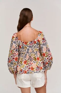 Velvet By Graham & Spencer STASS PRINTED TOP