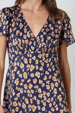 Velvet By Graham & Spencer DREW CHEETAH PRINT DRESS Womens