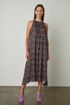 Velvet By Graham & Spencer EDANA PRINTED MAXI DRESS Womens