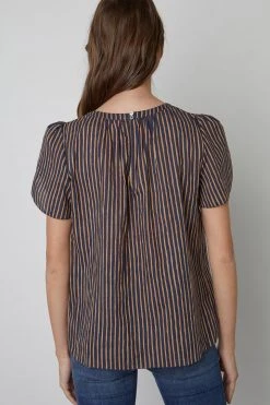 Velvet By Graham & Spencer Womens VIENNA STRIPED TOP