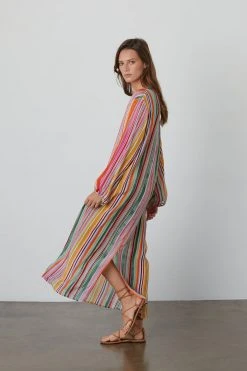 Velvet By Graham & Spencer PIA PRINTED MAXI DRESS