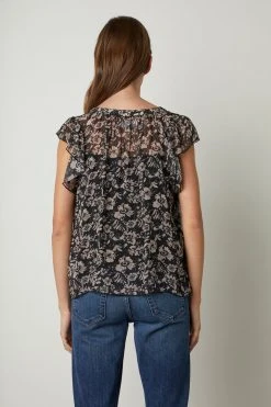Velvet By Graham & Spencer DEMI PRINTED BLOUSE
