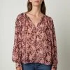 Velvet By Graham & Spencer MILEY PRINTED BOHO BLOUSE Womens