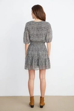 Velvet By Graham & Spencer Womens SASKIA HALF PLACKET DRESS