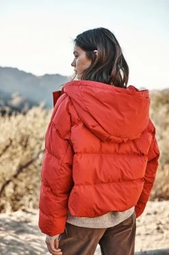 Velvet By Graham & Spencer RAYLIN CROPPED PUFFER JACKET Womens