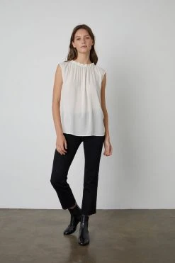Velvet By Graham & Spencer WENNA SLEEVELESS BLOUSE