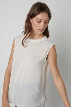 Velvet By Graham & Spencer WENNA SLEEVELESS BLOUSE