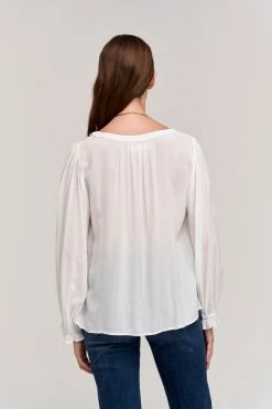 Velvet By Graham & Spencer JOLENE V-NECK BLOUSE Womens