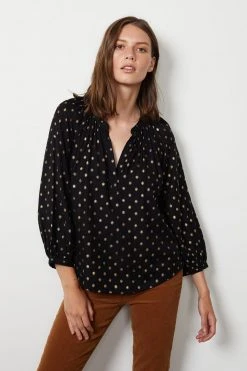 Velvet By Graham & Spencer MAISEE PEASANT BLOUSE