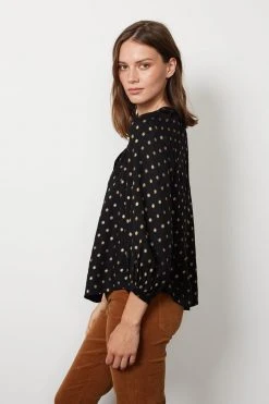 Velvet By Graham & Spencer MAISEE PEASANT BLOUSE