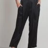 Velvet By Graham & Spencer HILLARY SATIN VISCOSE PLEATED PANT
