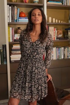 Velvet By Graham & Spencer Womens SELINA PRINTED BOHO DRESS