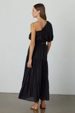Velvet By Graham & Spencer CRISTA ONE SHOULDER MAXI DRESS Womens