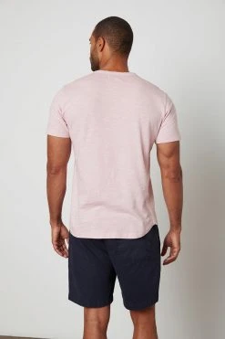 Velvet By Graham & Spencer Mens AMARO CREW NECK SLUB TEE