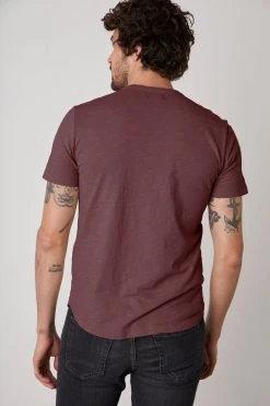 Velvet By Graham & Spencer Mens AMARO CREW NECK SLUB TEE