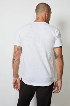 Velvet By Graham & Spencer Mens AMARO CREW NECK SLUB TEE