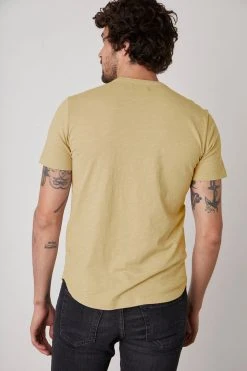 Velvet By Graham & Spencer Mens AMARO CREW NECK SLUB TEE