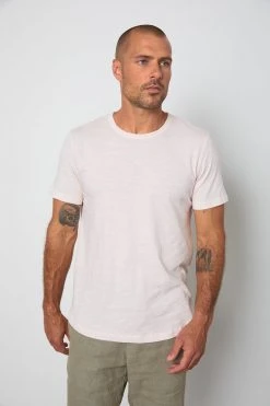Velvet By Graham & Spencer Mens AMARO CREW NECK SLUB TEE
