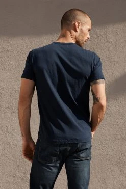 Velvet By Graham & Spencer Mens AMARO CREW NECK SLUB TEE